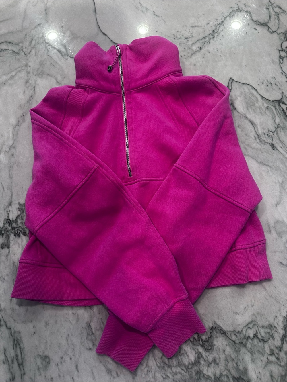 lululemon athletica Magenta Half-Zip Pullover Sweatshirt